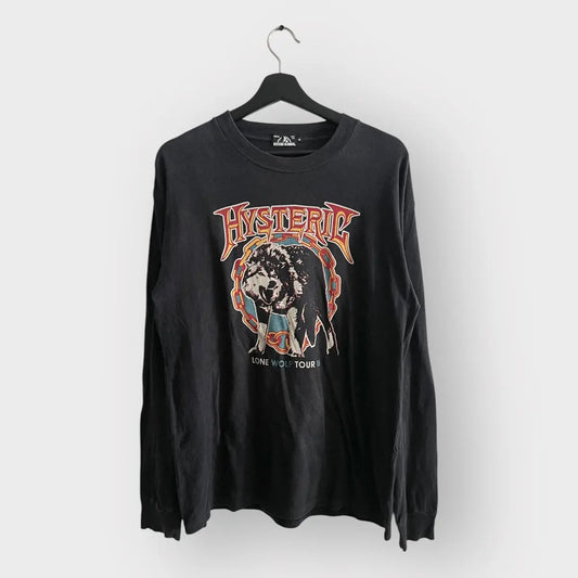 2010s Hysteric Glamour Lone Wolf Tour 88 LS Tee