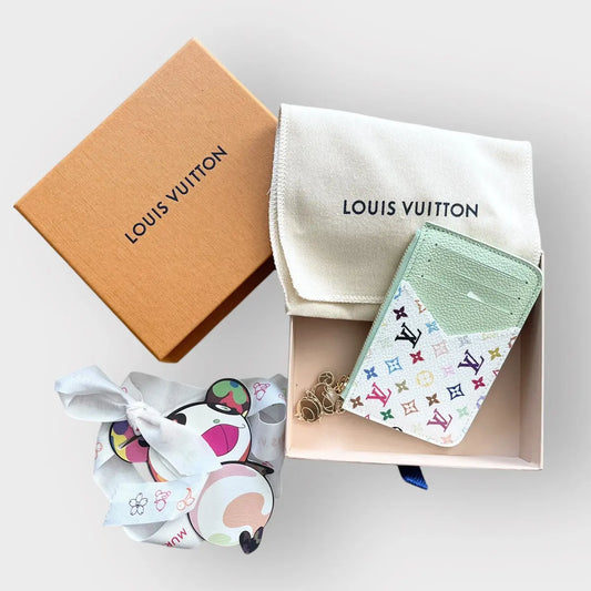 2025 Louis Vuitton Takashi Murakami Romy card Holder Wallet