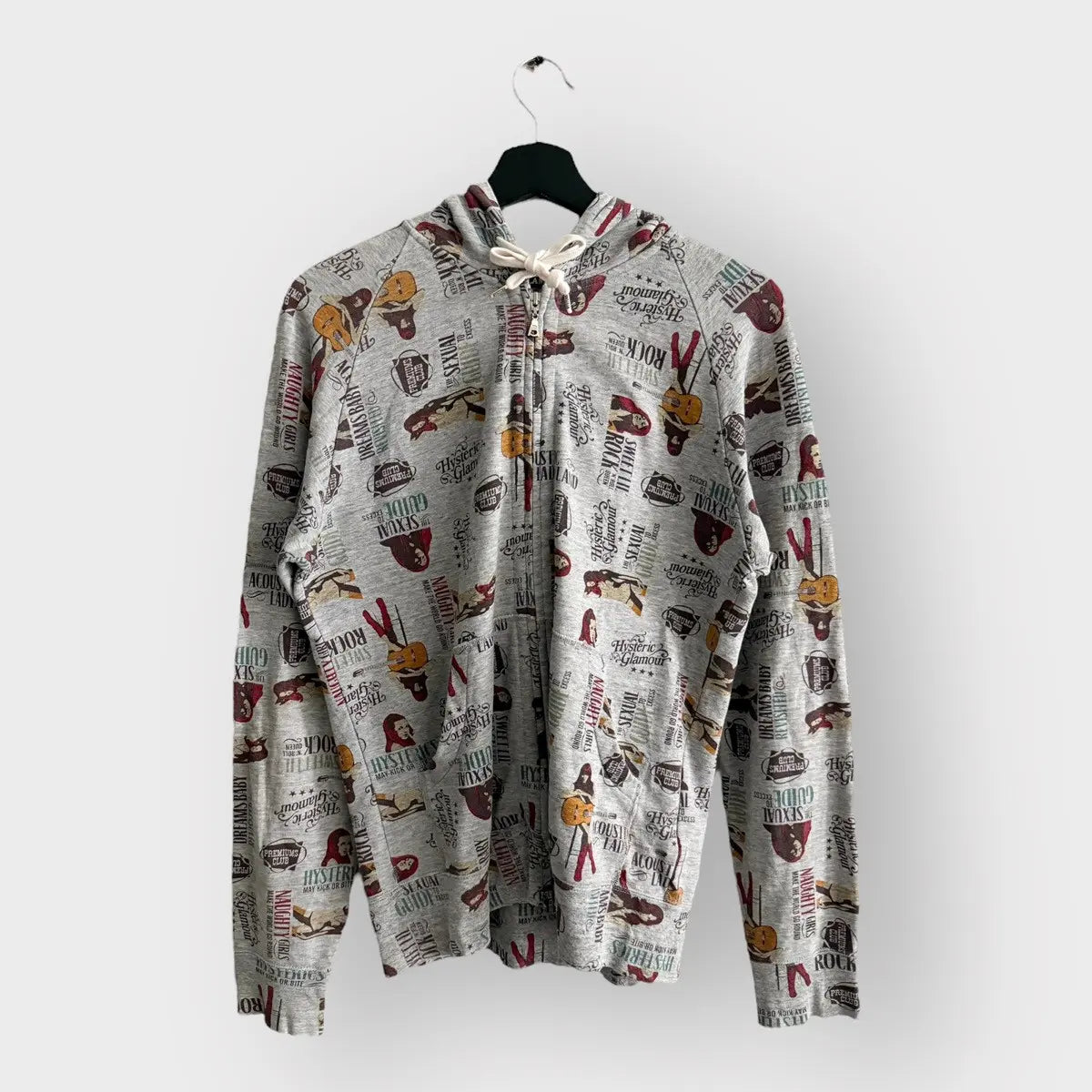 2000s Hysteric Glamour Country Nude Girl Zip Hoodie