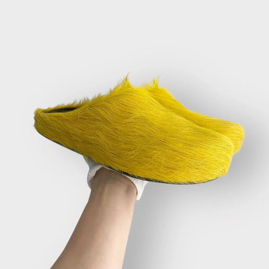 Marni Yellow Fussbett Loafers