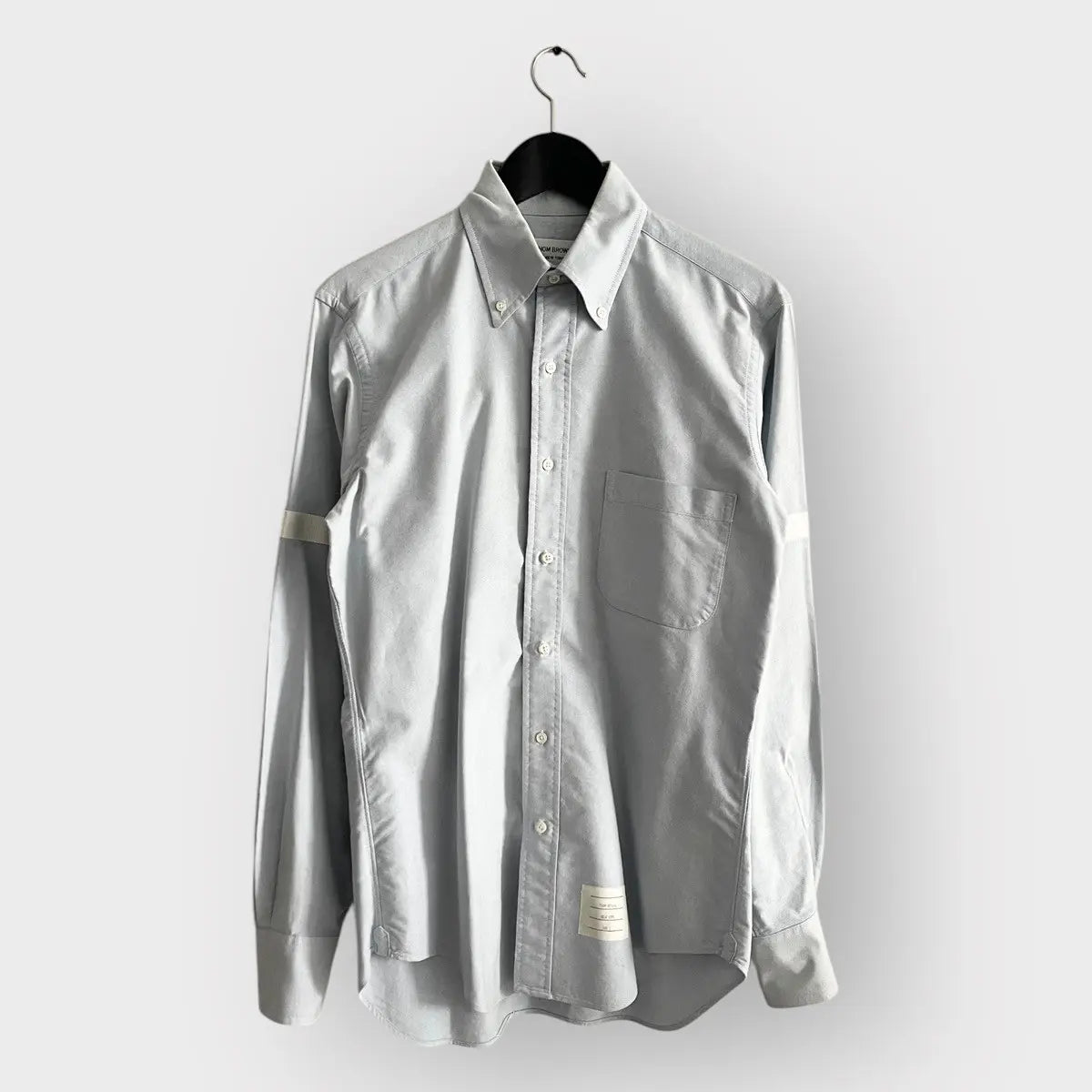 2015 Thom Browne Cotton Oxford White Armband Shirt