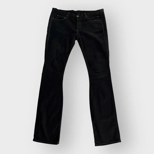Rick Owens DRKSHDW Flared Denim Jeans Black
