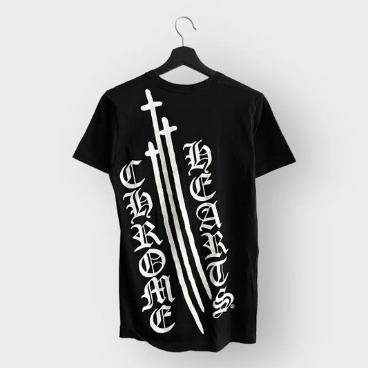 2000s Chrome Hearts Shooting Crosses Logo Pocket Tee