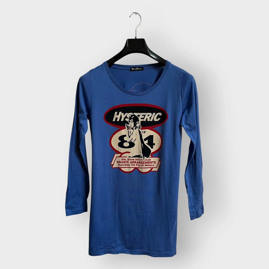 2000s Hysteric Glamour 84 Nude Girl Show LS Tee