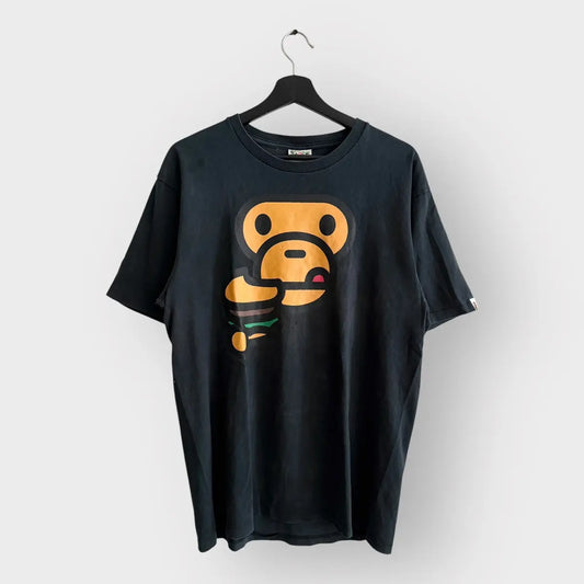 2000s Bape Baby Milo Loves Burger Tee