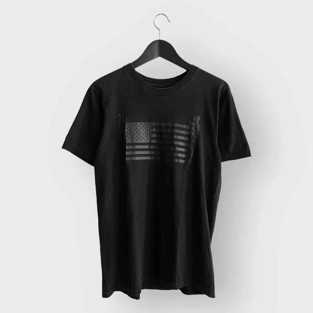 2010s Chrome Hearts Foti Skulls American Flag Tee