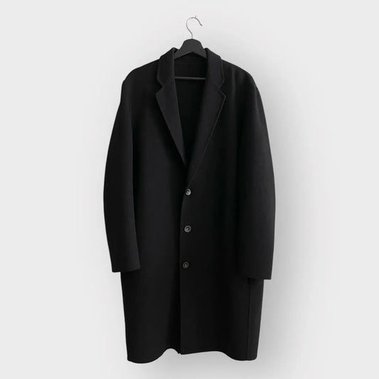 16AW Acne Studios Black Charles Coat (Wool/Cashmere Blend)