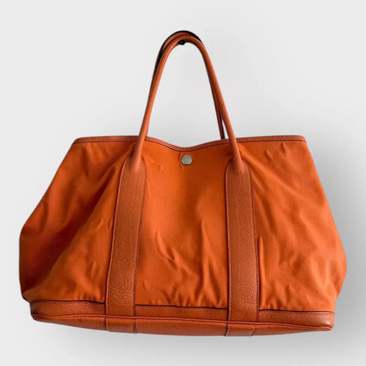 Hermès Toile Negonda Garden Party Tote 36