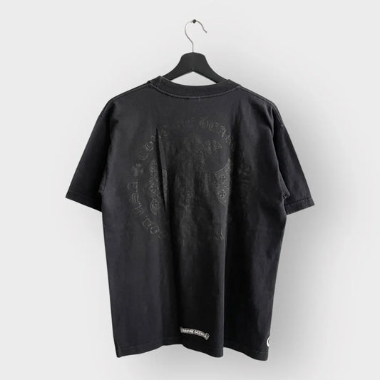 2000s Chrome Hearts Triple Black Seal Cross Tee