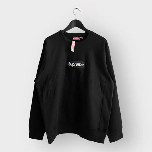 2018 Supreme Black Box Logo Sweatshirt