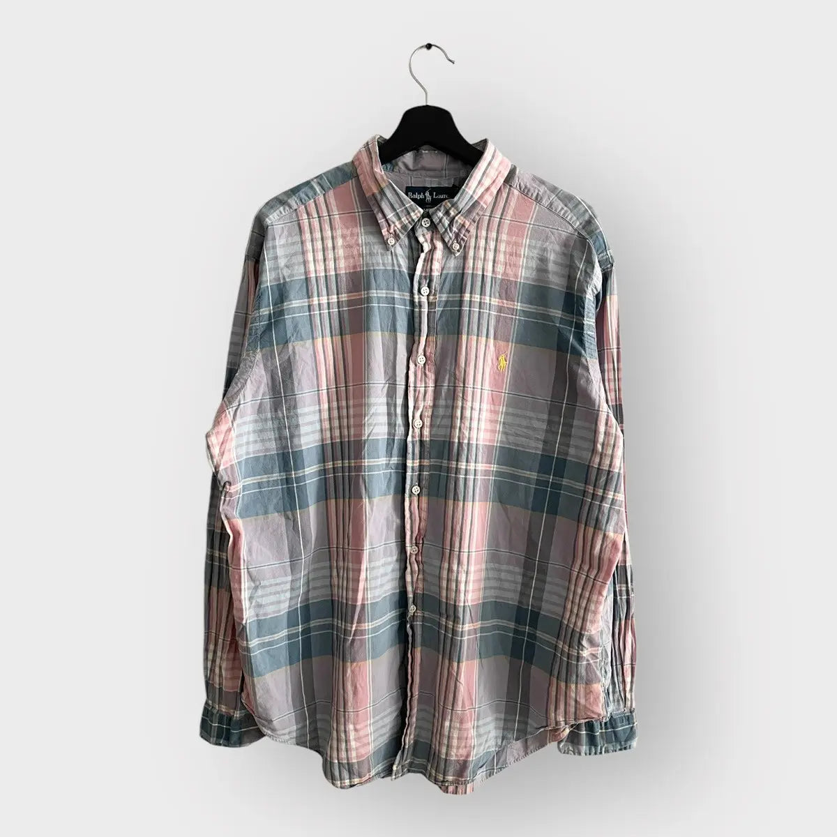 2000s Ralph Lauren Polo Pink Flannel Shirt