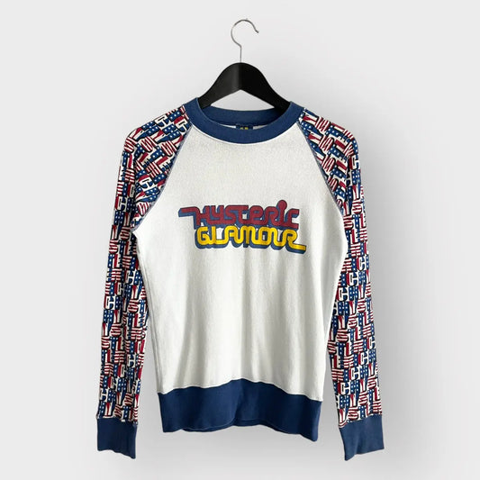 1990s Hysteric Glamour USA Logo LS Tee