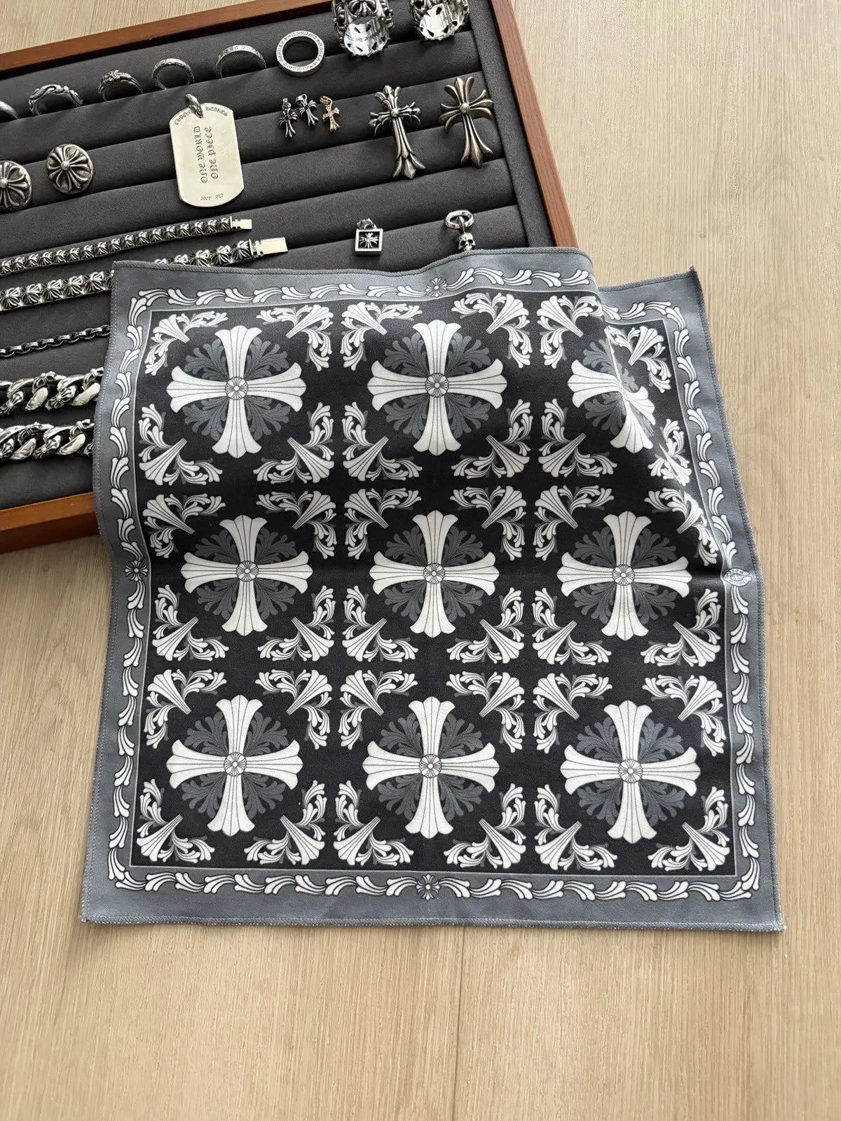 Chrome Hearts Mini Plus Motif Bandana