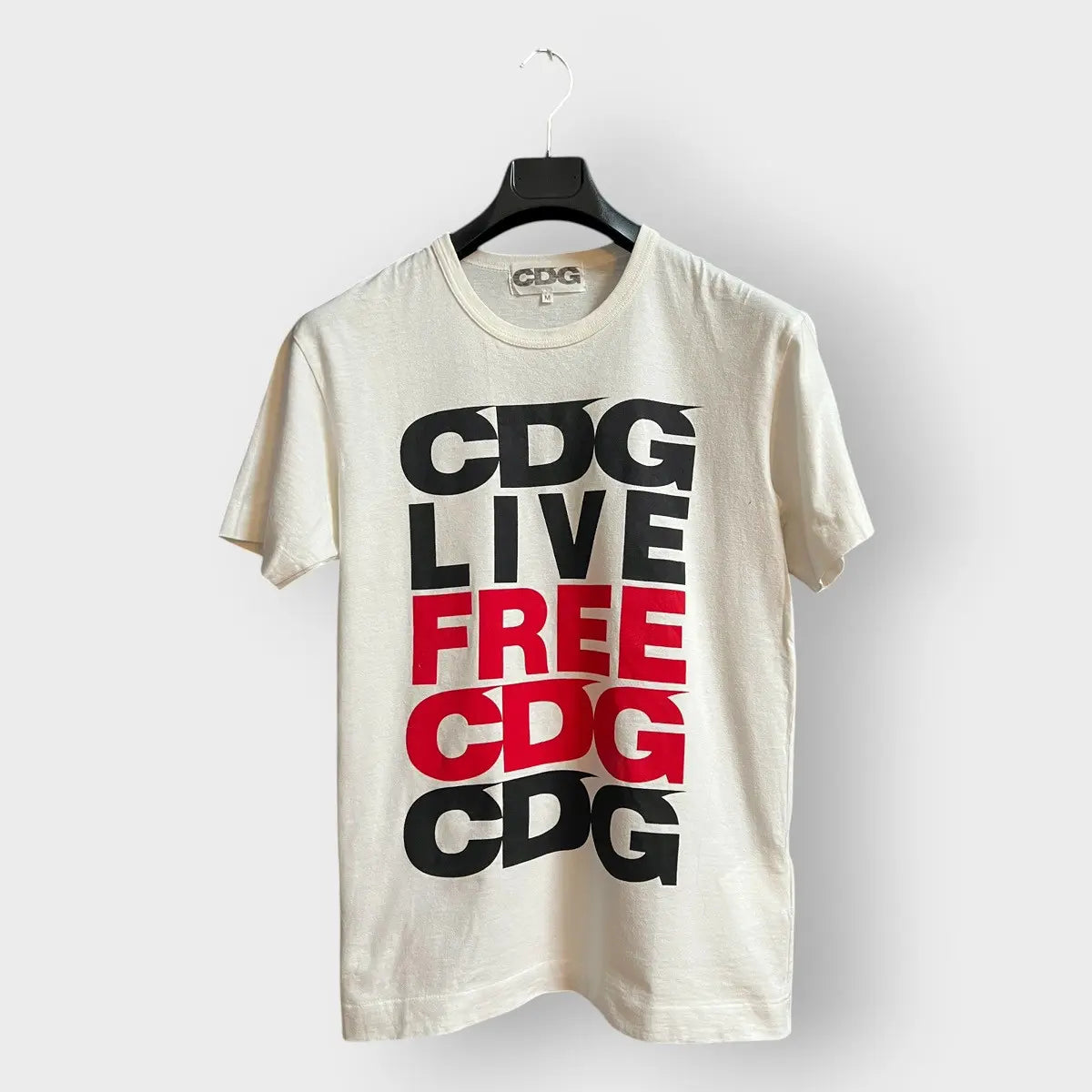 2010s Comme Des Garçons CDG LIVE FREE CDG Tee