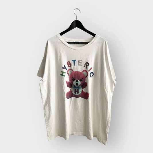 Vintage 2000s Hysteric Glamour Crayon Bear Logo Tee