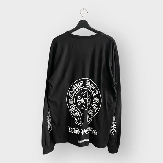 Chrome Hearts Las Vegas Horseshoe Floral LS Tee