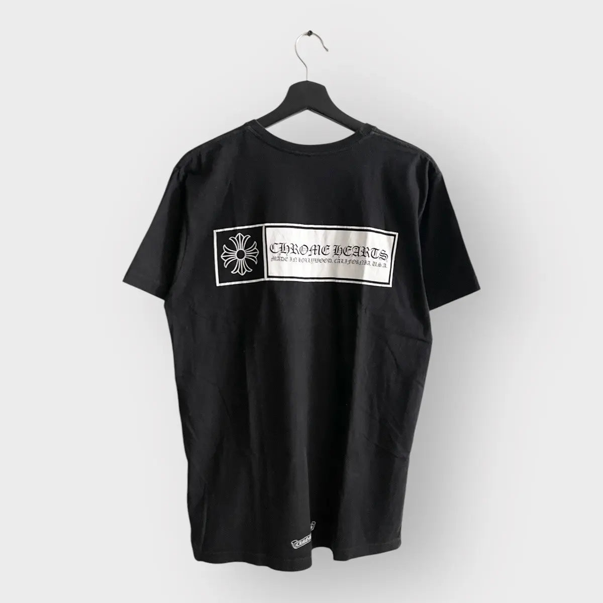 2000s Chrome Hearts Hollywood Box Logo Cross Tee