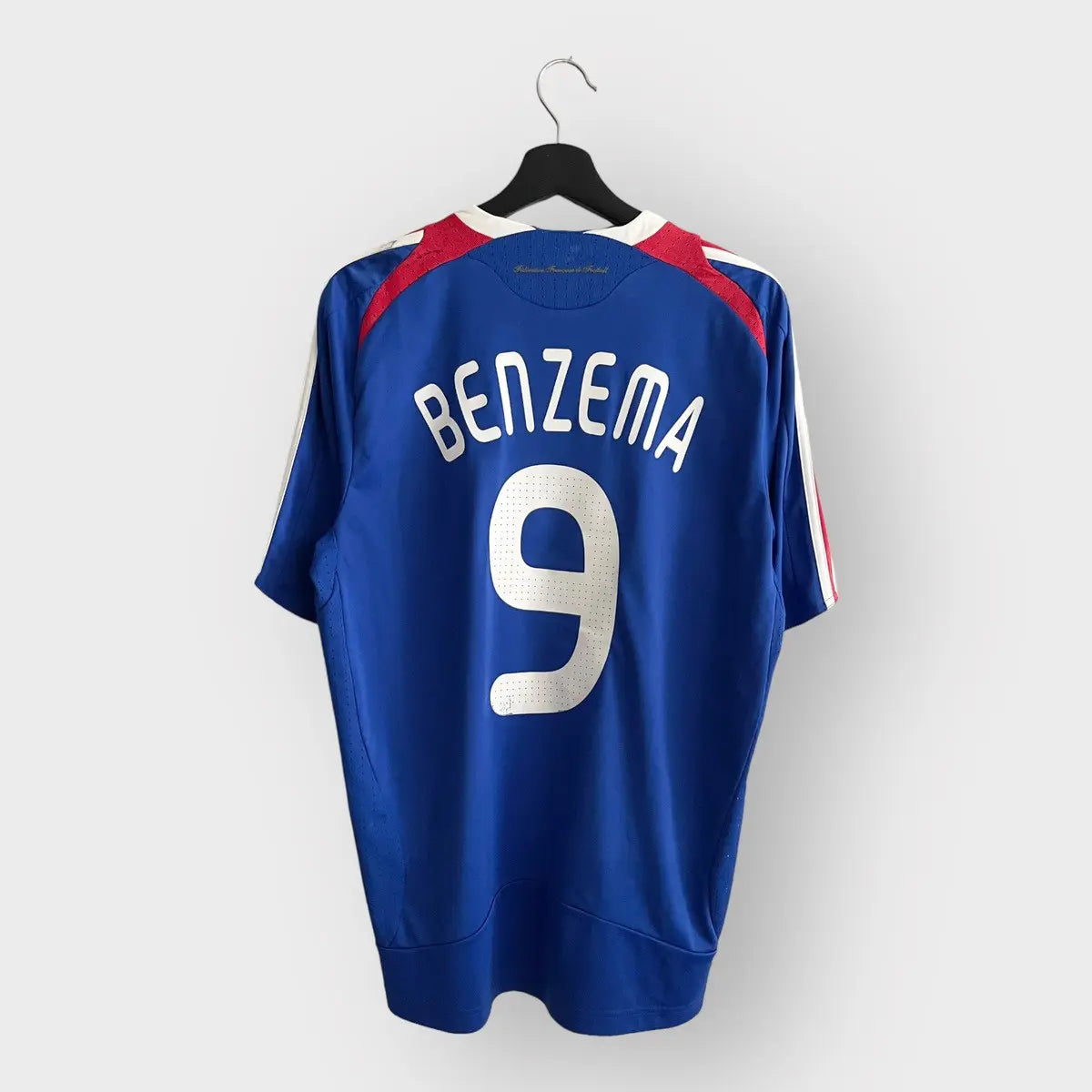 2007-08 France Home Jersey #9 Benzema