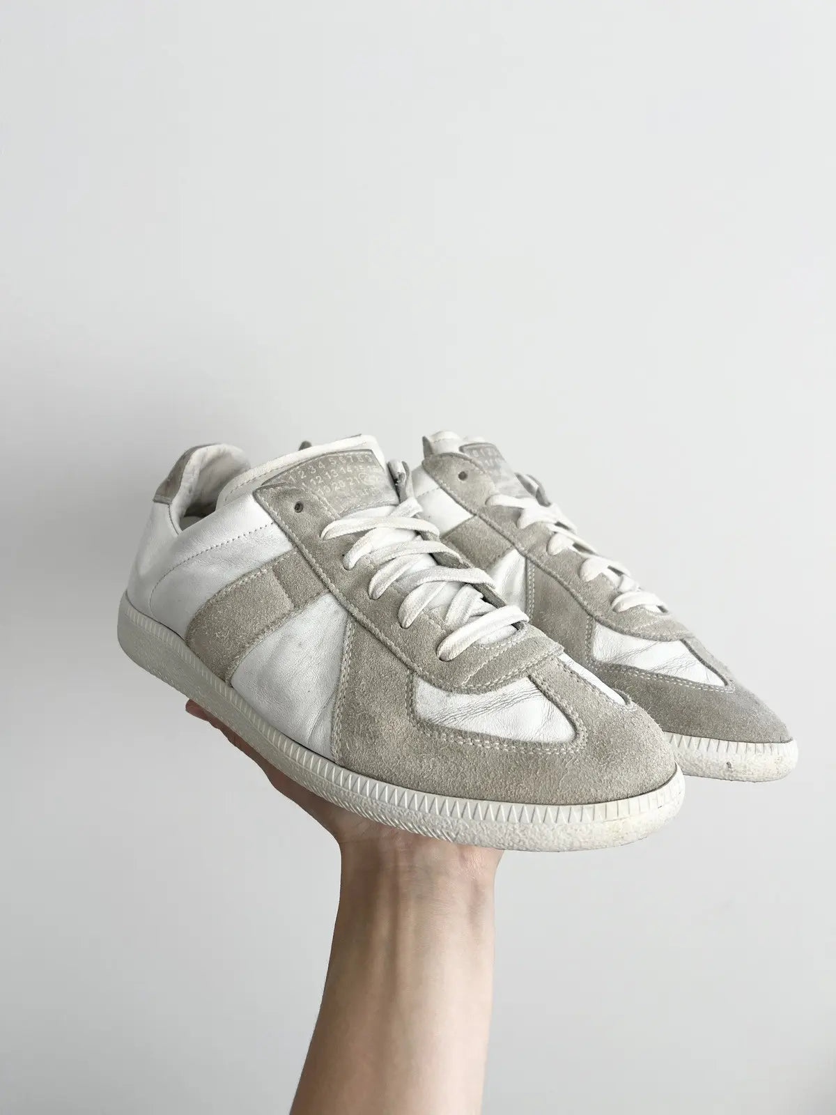 2010s Maison Margiela GAT Replica Double White Sneakers