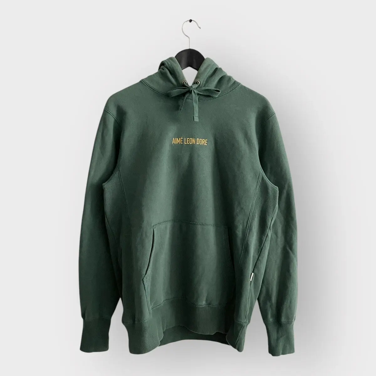 2010s Aimé Leon Dore Center Logo Rolex Green Hoodie