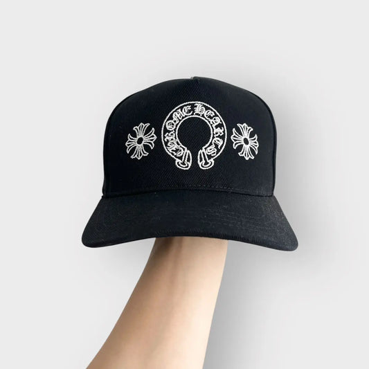 Chrome Hearts Horseshoe Denim Baseball Hat