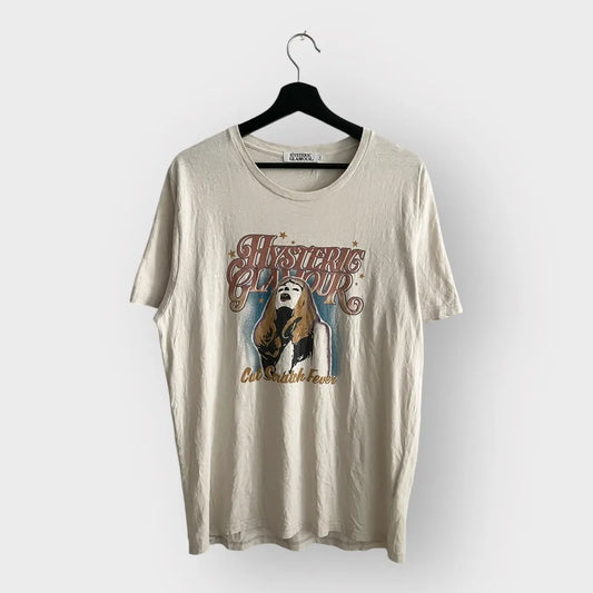 90s Hysteric Glamour Nude Girl Cat Scratch Fever Tee