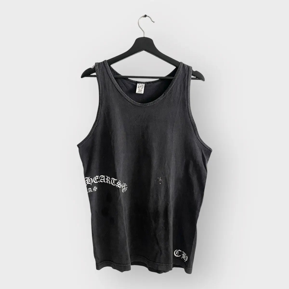 2000s Chrome Hearts Side USA Scripts Tank Top