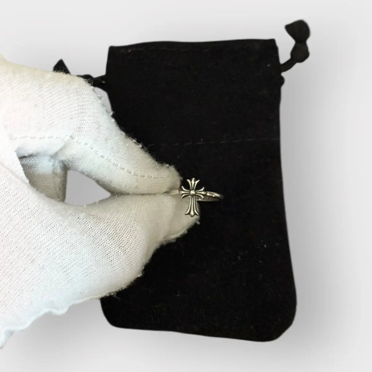 Chrome Hearts “Bubblegum” Cross Ring