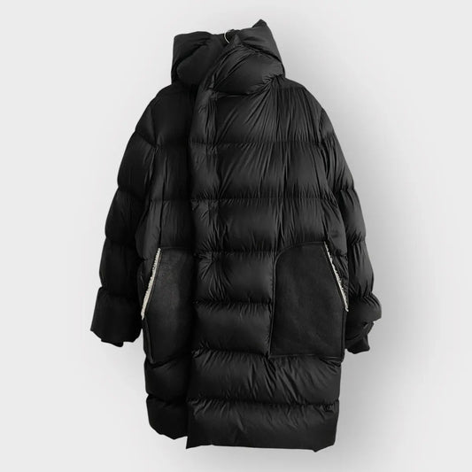 FW22 Rick Owens Leather Pockets Puffer Coat