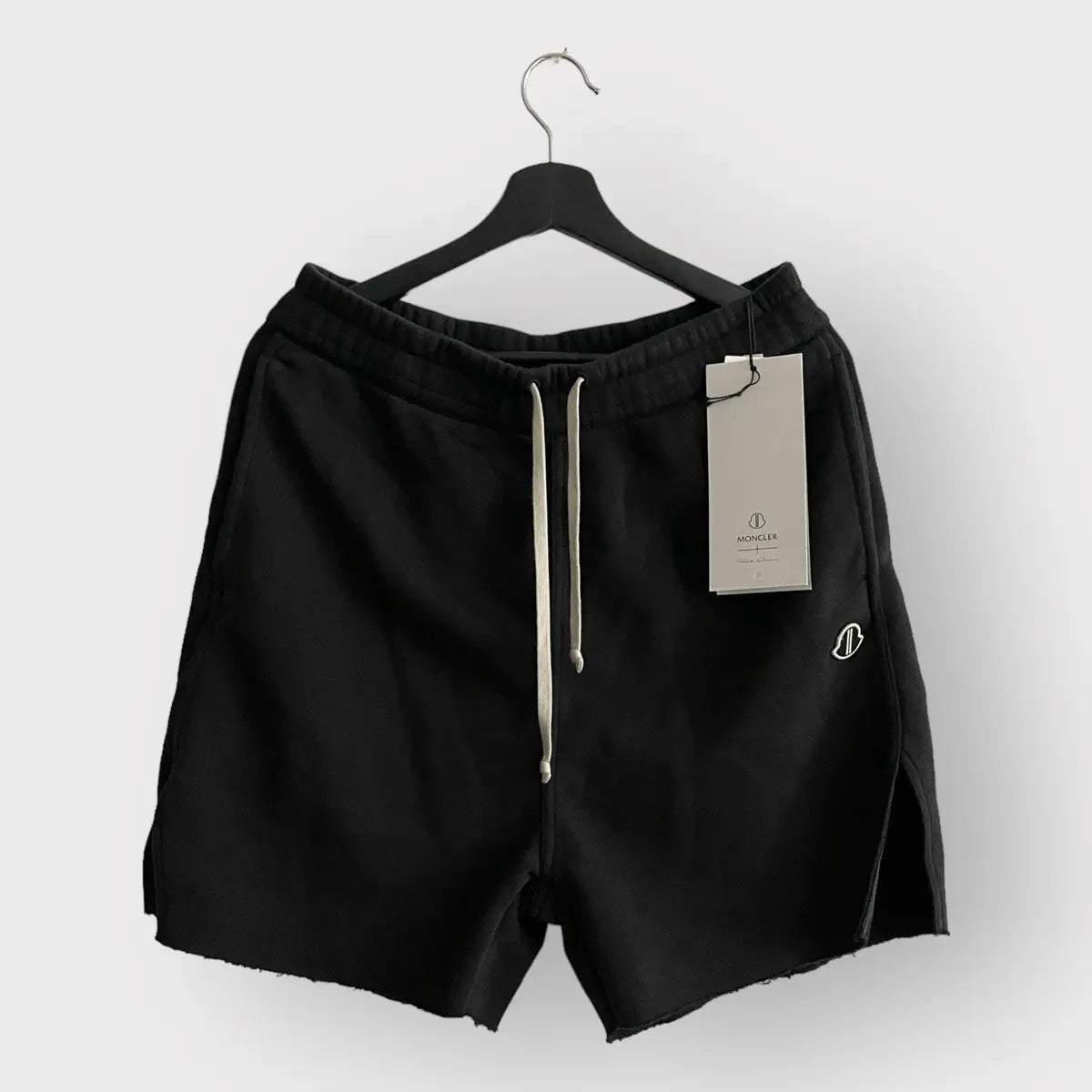 Moncler x Rick Owens Logo Patch Drawstring Shorts