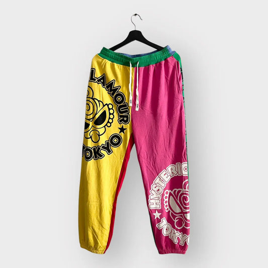 1990s Hysteric Glamour Baby Color Patch Sweatpants