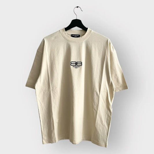 Balenciaga BB Paris Logo Oversized Tee