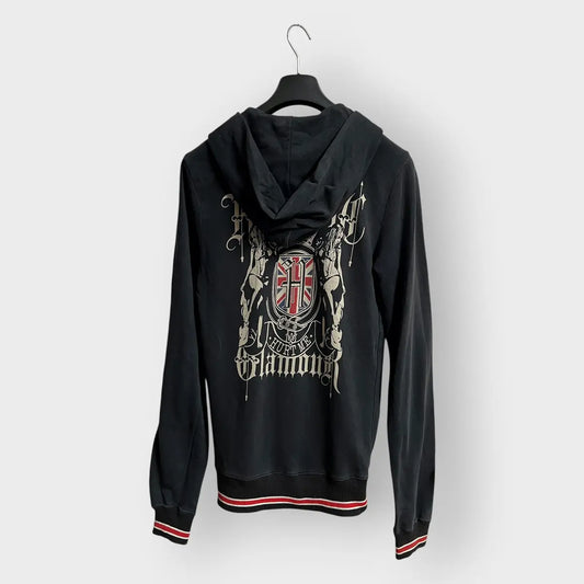 2000s Hysteric Glamour UK Girl Hurt Me Zip Hoodie