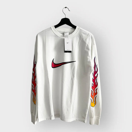Nike Japan Exclusive Flame Center Logo LS Tee