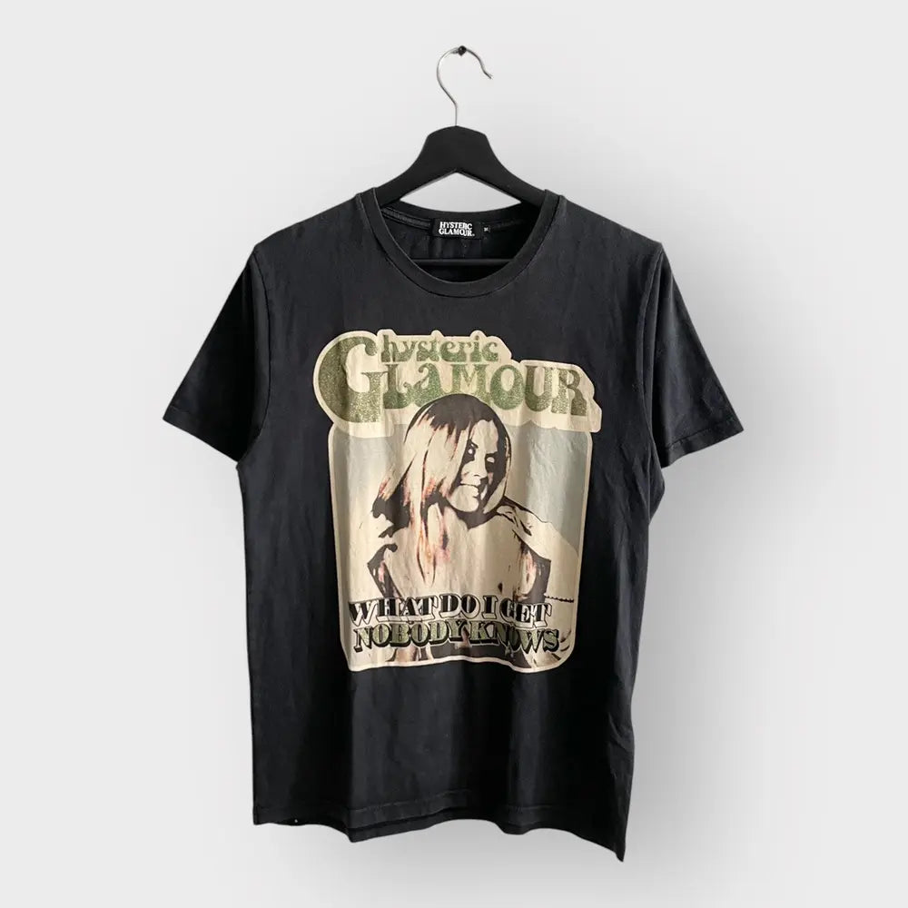 2000s Hysteric Glamour Nude Girl's Secrets Logo Tee