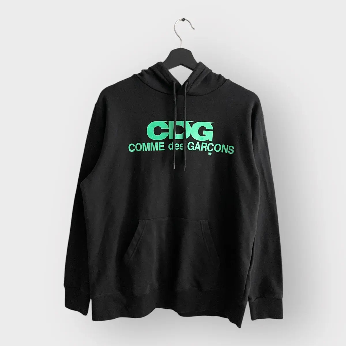 2010s Comme Des Garçons CDG Green Logo Hoodie