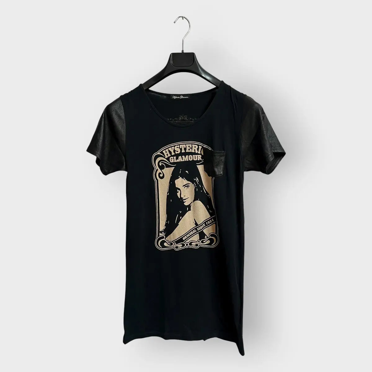 2010s Hysteric Glamour Nude Girl Leather Tee