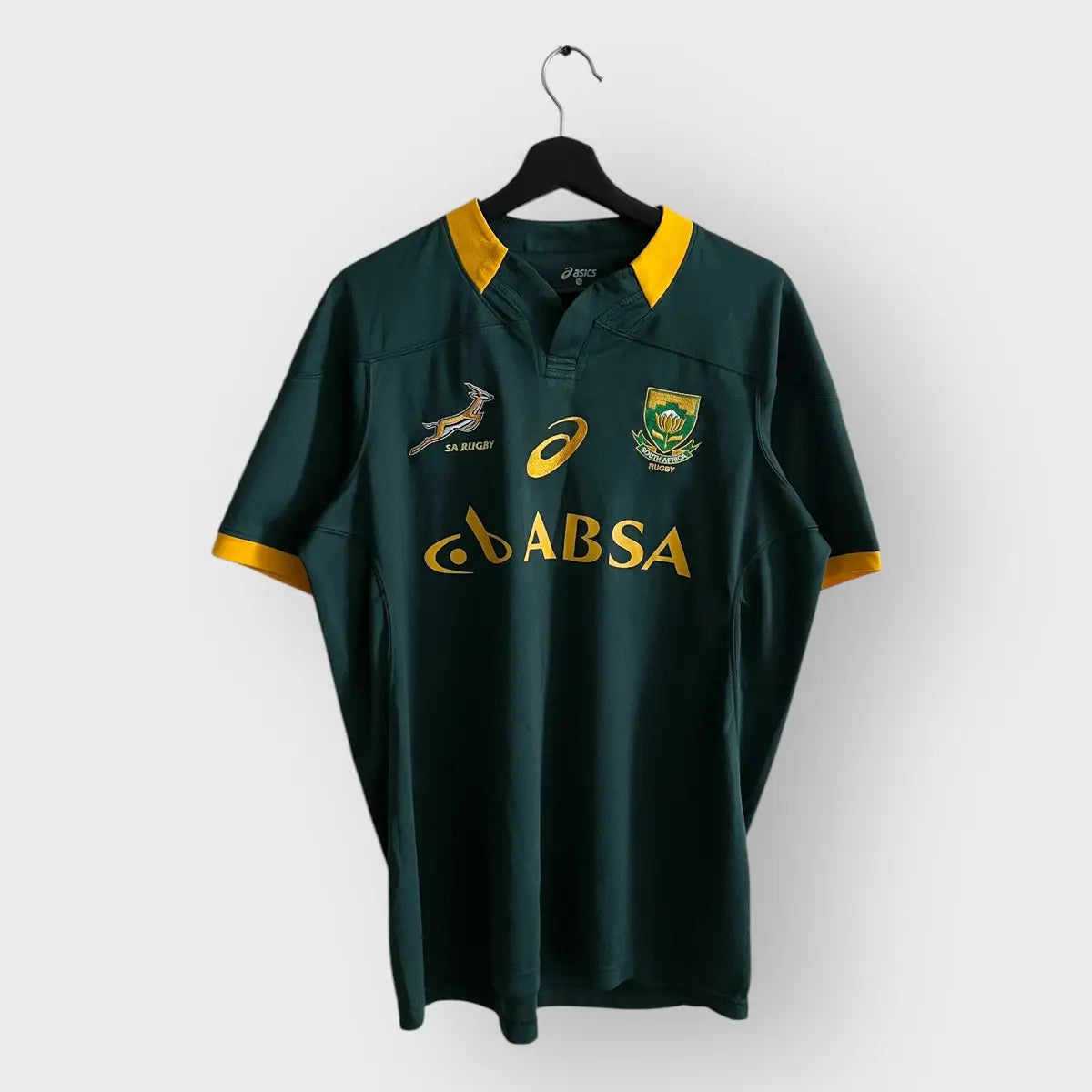 2014-15 Ascis South Africa Rugby Home Jerse