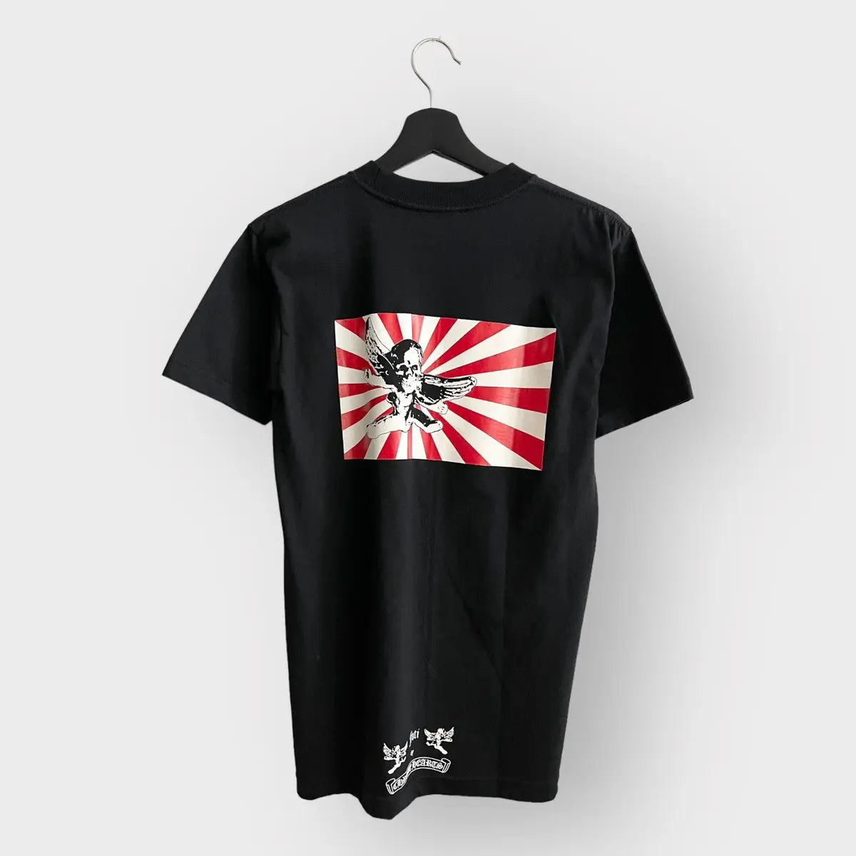 2000s Chrome Hearts Foti Skeleton Japan Flag Tee