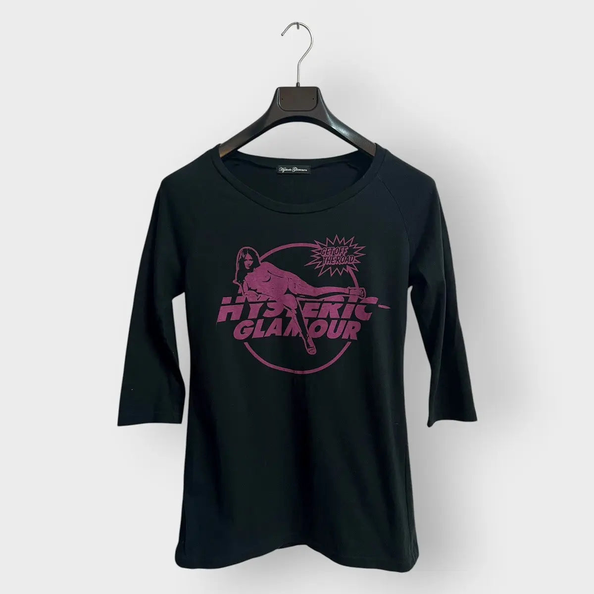 2010s Hysteric Glamour Nude Girl Round Logo LS Tee