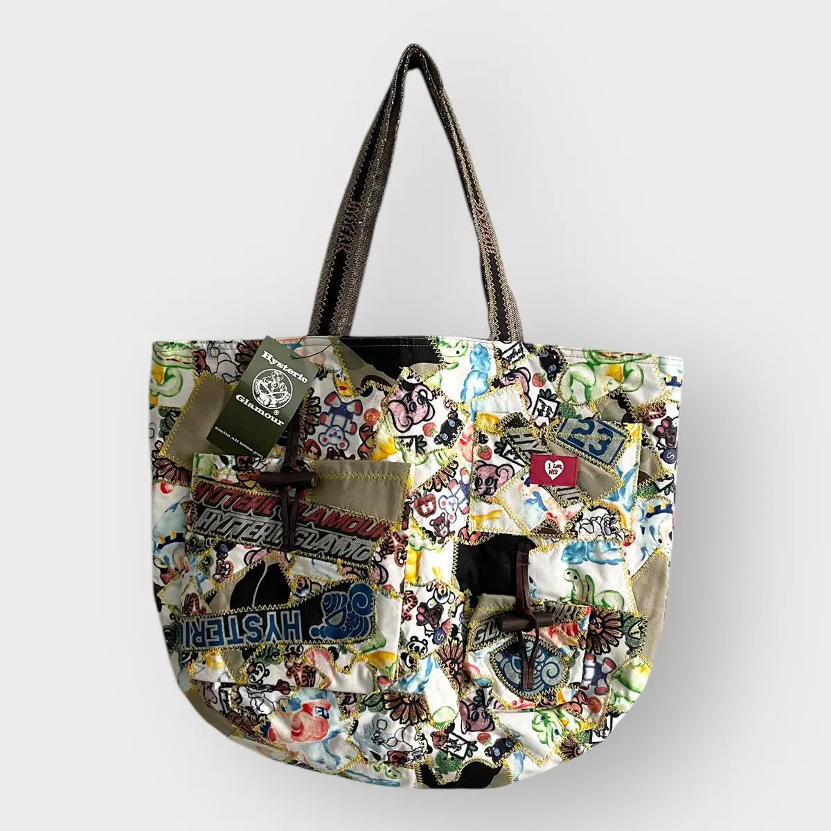 2010s Hysteric Glamour Wonderland Patchwork Tote Bag