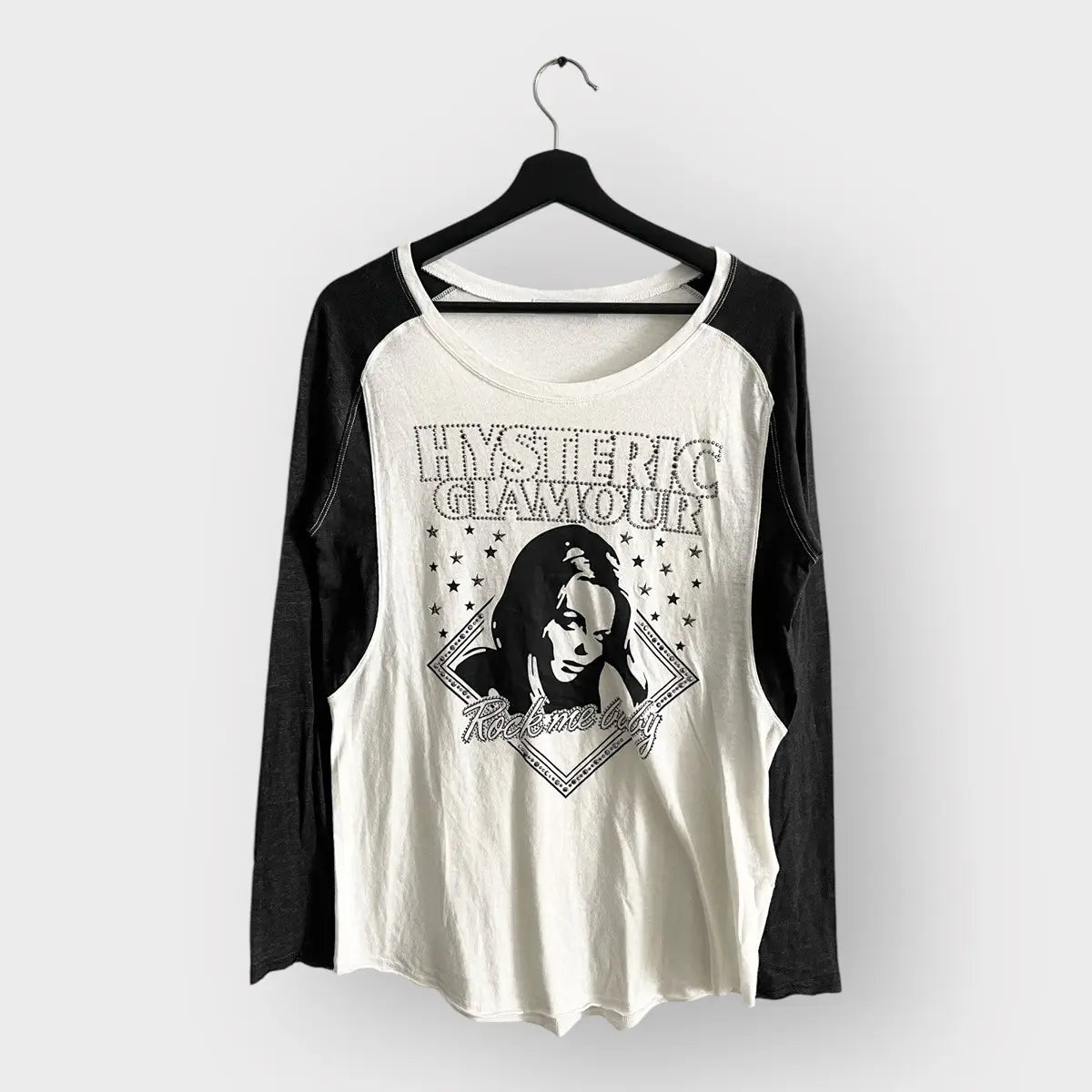 2000s Hysteric Glamour Rock Me Baby Studded Tee