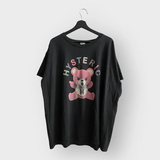 Vintage 2000s Hysteric Glamour Crayon Bear Logo Tee