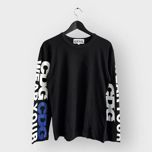 2010s Comme Des Garçons CDG Logo LS Tee