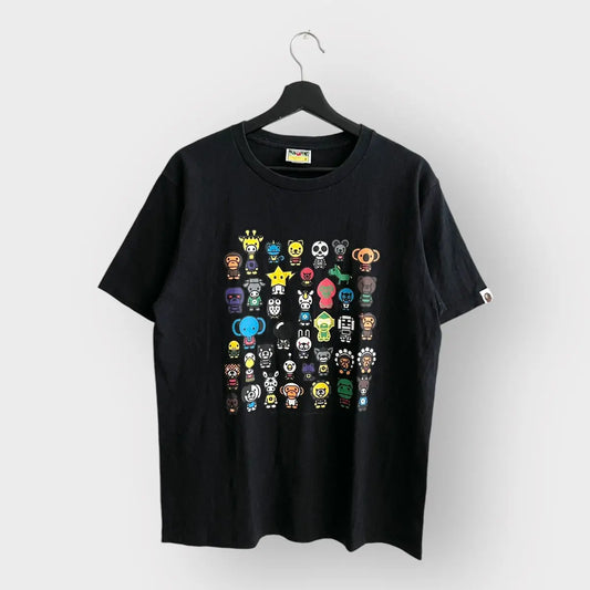 2010s Bape A To Z Baby Milo Characters Tee