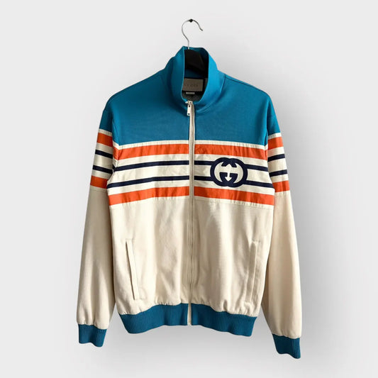 2010s Gucci Interlocking G Stripe Track Jacket