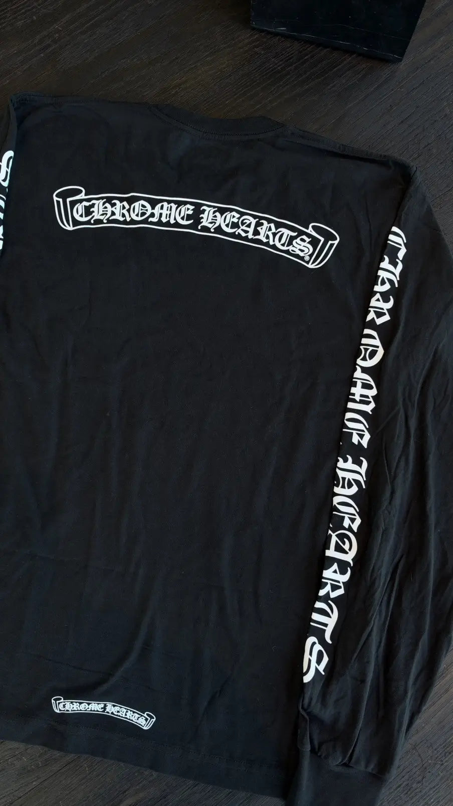 Chrome Hearts Scroll Logo Long-Sleeve T-Shirt Size M Chrome Hearts