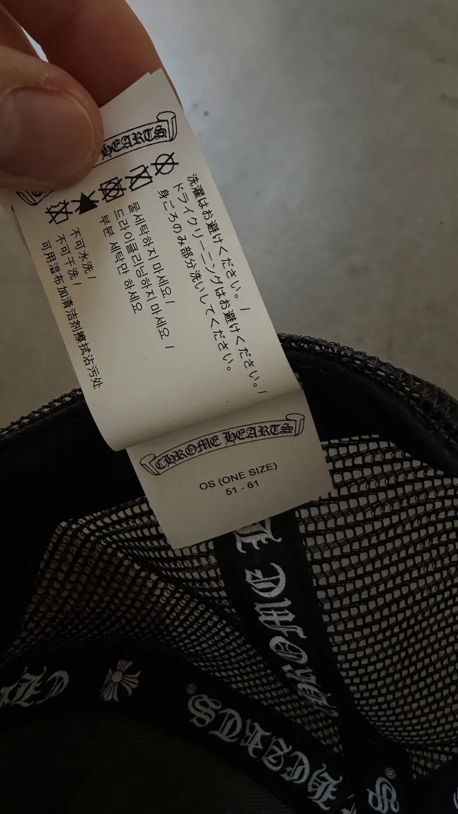 Chrome Hearts Las Vegas Exclusive Trucker Hat