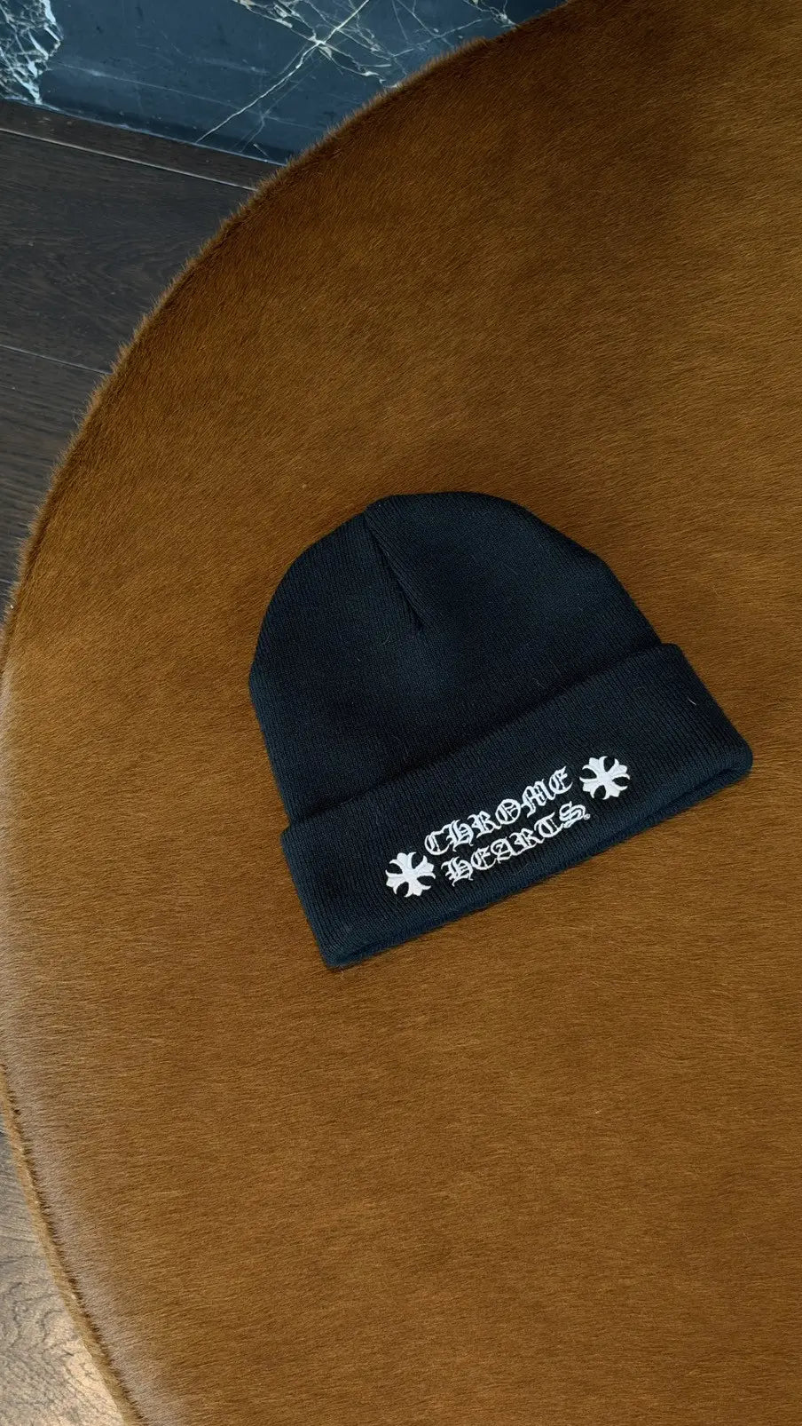 Chrome Hearts Logo Beanie Chrome Hearts