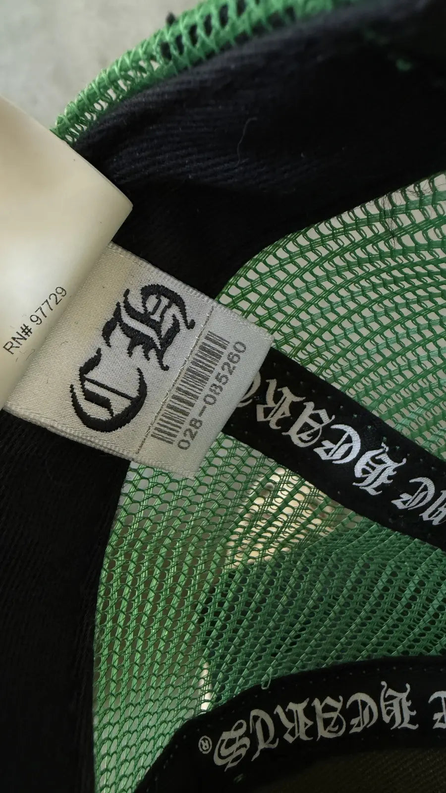 Chrome Hearts Hollywood Green Tucker Hat